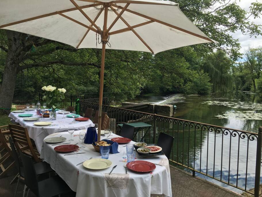 فيلا Magnifique Moulin Proche Chablis, Jacuzzi Et Riviere Annay-sur-Serein المظهر الخارجي الصورة