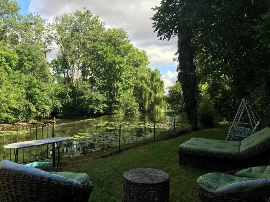فيلا Magnifique Moulin Proche Chablis, Jacuzzi Et Riviere Annay-sur-Serein المظهر الخارجي الصورة
