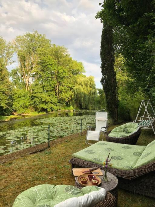 فيلا Magnifique Moulin Proche Chablis, Jacuzzi Et Riviere Annay-sur-Serein المظهر الخارجي الصورة