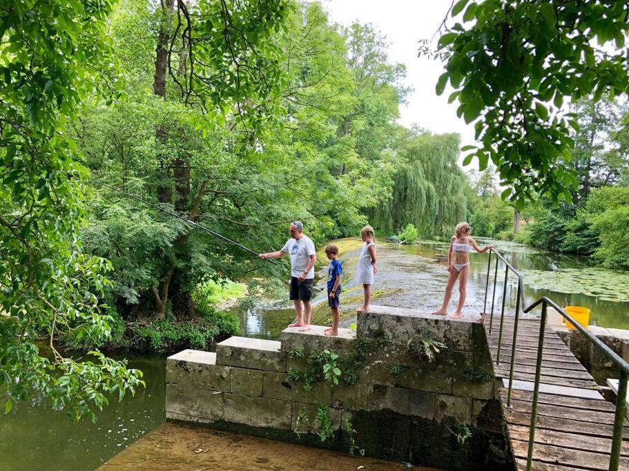 فيلا Magnifique Moulin Proche Chablis, Jacuzzi Et Riviere Annay-sur-Serein المظهر الخارجي الصورة